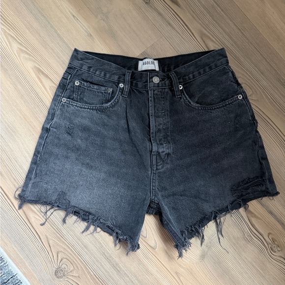 Agolde Riley Shorts in Vortex - Picture 1 of 4